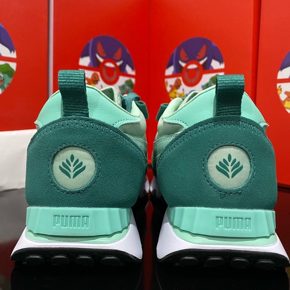 PUMA × Pokémon: Bulbasaur sneakers size 9 - Picture 2 of 6